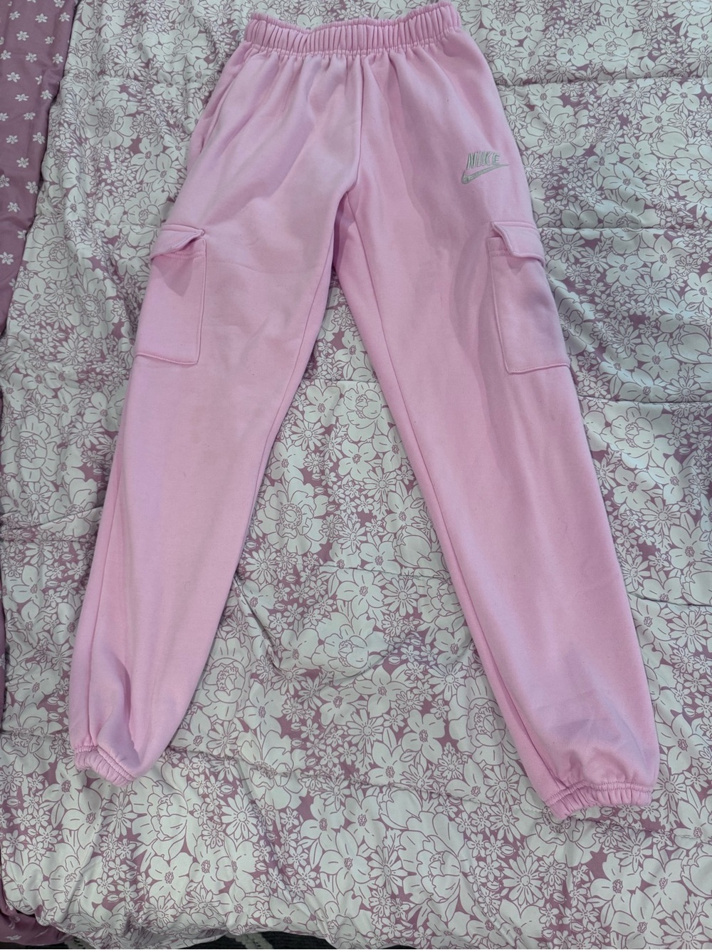 Nike Pink Cargo Jogger Sweatpants